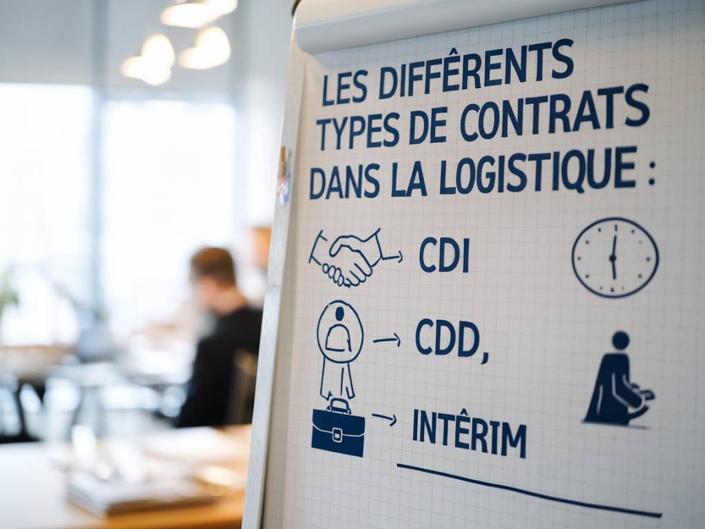 Les différents types de contrats dans la logistique : CDI, CDD, intérim