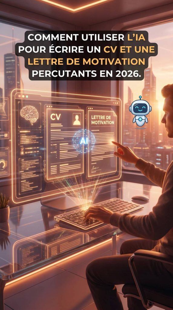 Comment utiliser l’IA pour rédiger un CV et une lettre de motivation percutants en 2026